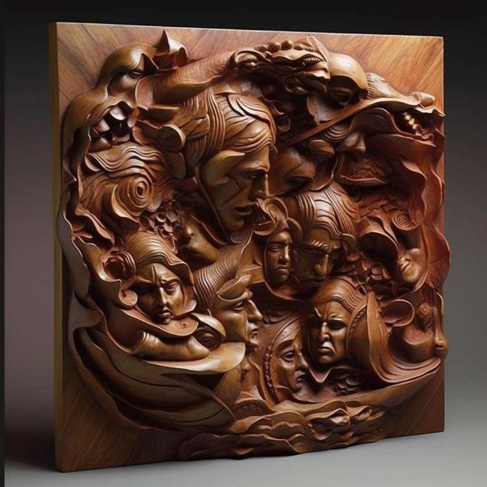 نموذج ثلاثي الأبعاد لآلة CNC 3D Art 